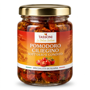 Pomodoro Ciliegino Sott'Olio e Condito – Specialità Siciliana