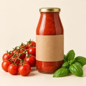Salsa Pronta con Pomodoro Ciliegino – 100% Pomodori di Sicilia – Senza Glutine